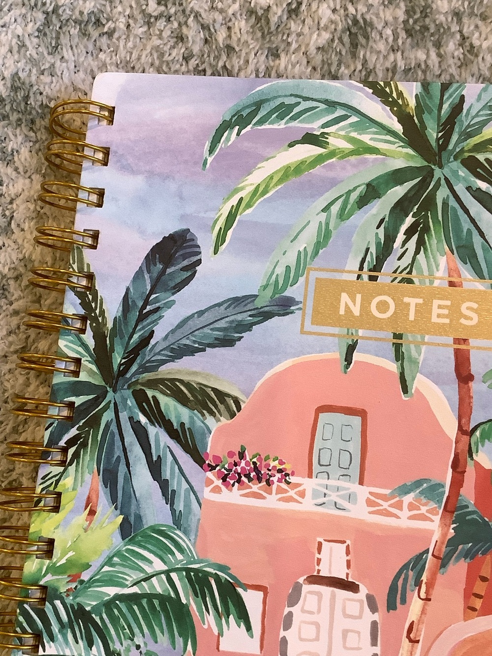 Clementine Tropical Carribean Floral Spiral Notebook Lined Journal NWT ~120pgs - Picture 2 of 16